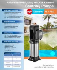 PL8-10 DİK KADEMELİ SANTRİFUJ POMPA 5,5HP 380
