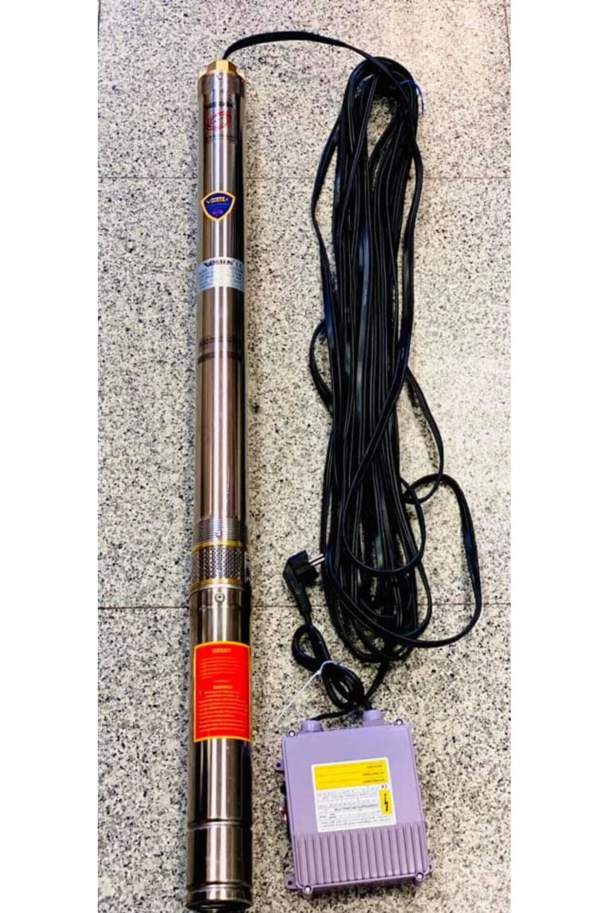 3'' Boruya Girebilen 75 Mm. Çapında  - Panolu Dalgıç Pompa