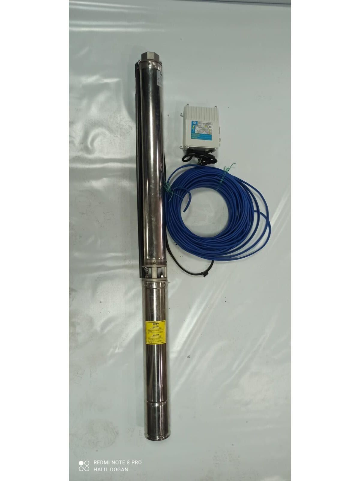 Impo Sk 408/14 Technoplast Başlıklı Derin Kuyu  3 Hp Monofaze Motorlu 25 mt Kablolu Panolu Dalgıç Pompa