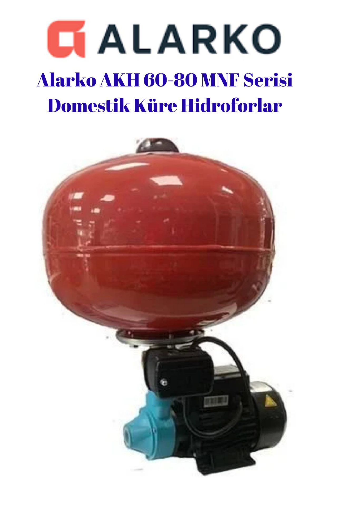 ***TAKIM***Alarko Qbm-60 - 0.5 Hp 220V 24LT Paket Hidrofor  Sistemleri Alarko