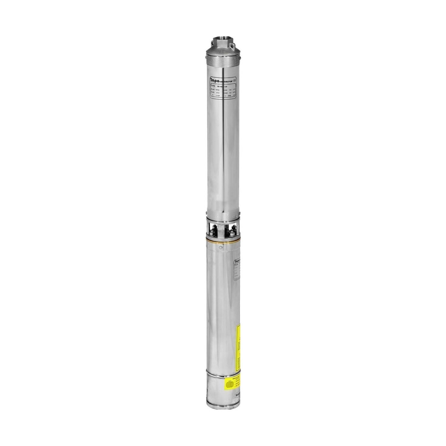Impo Sk 406/06 Technoplast Başlıklı 1hp Trifaze Derin Kuyu Dalgıç Pompa Motorlu