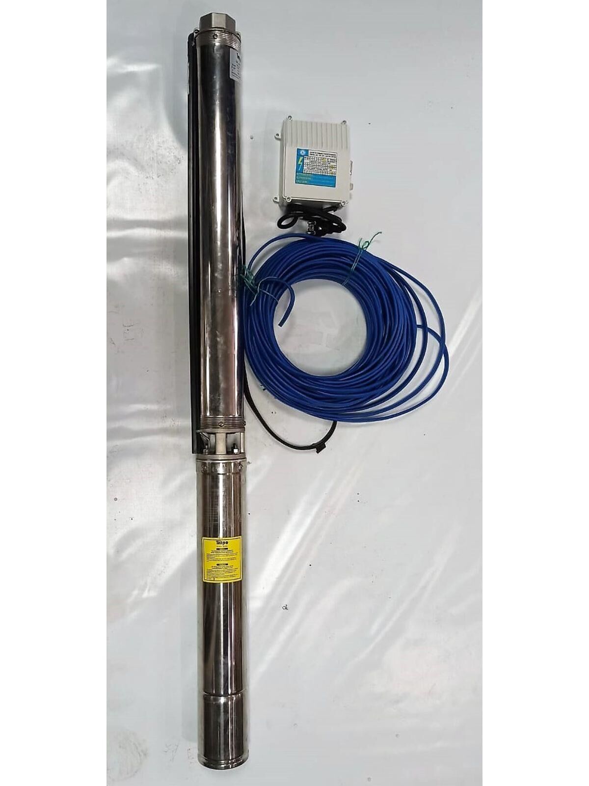 Impo Sk 408/14 Technoplast Başlıklı Derin Kuyu  3 Hp Monofaze Motorlu 35 mt Kablolu Panolu Dalgıç Pompa