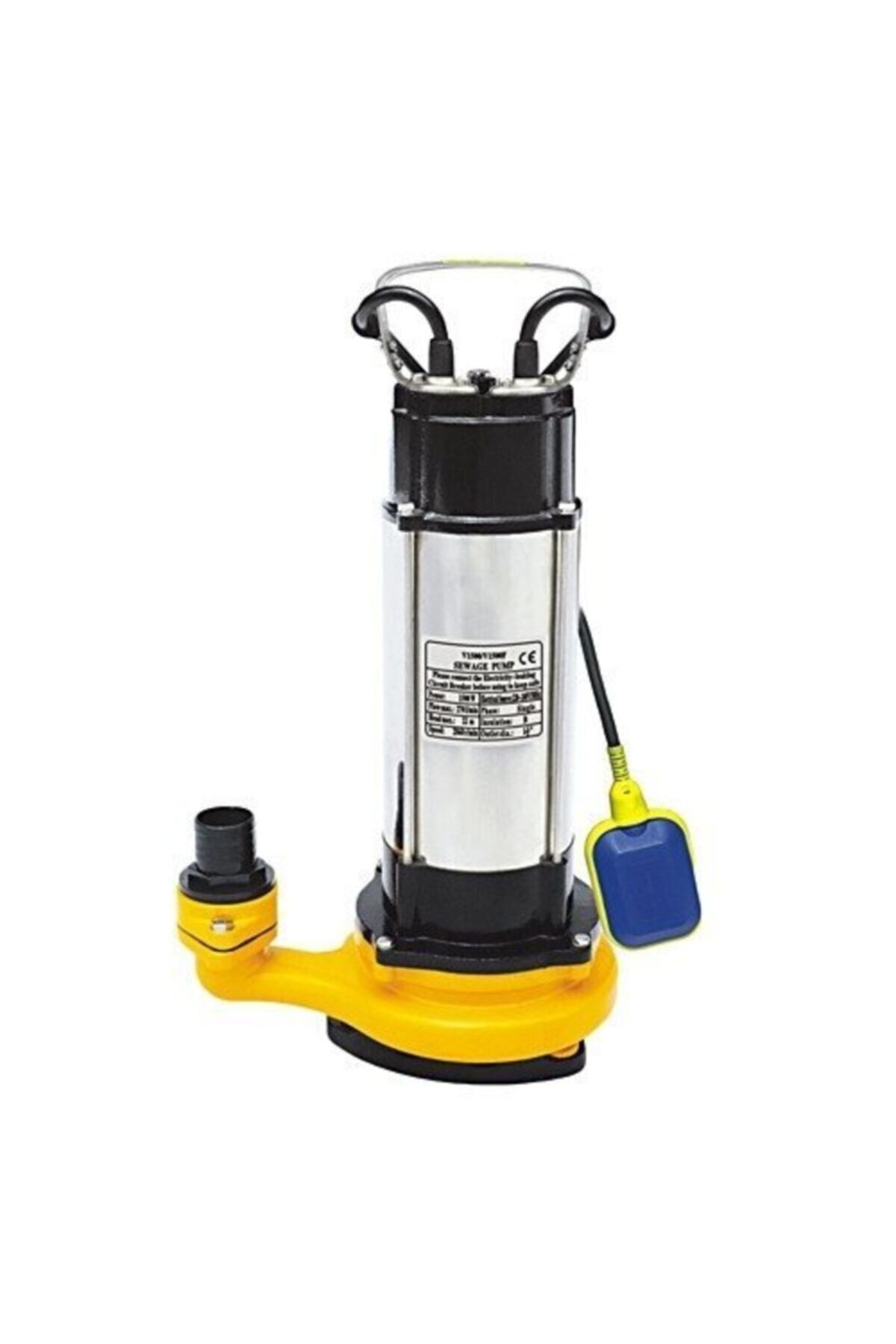 V1500f Pis Su Drenaj Pompası 2 Hp 220v Foseptik Pompa