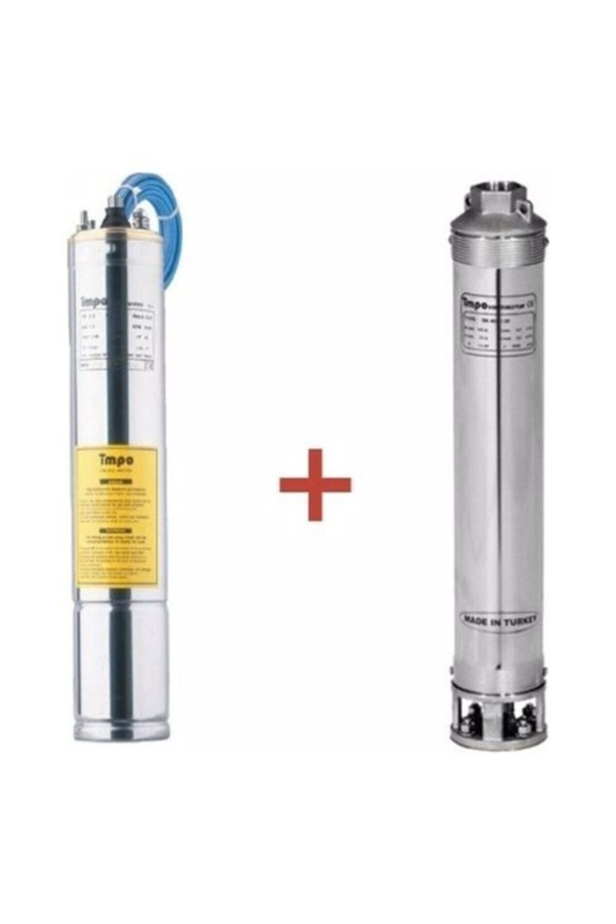 Sk 404/07 Krom Başlıklı Derin Kuyu Dalgıç Pompa 075 Hp Motorlu 44 Mss 6 M³/h