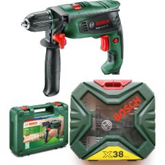 BOSCH EASY IMPACT 570 DARBELİ MATKAP ve 38 PARÇA MATKAP UCU  SETİ