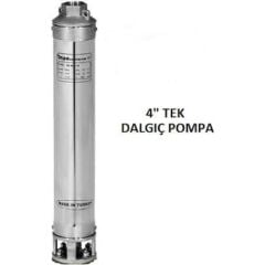İMPO SK412/18 5,5HP TEK DALGIÇ POMPA KADEMESİ KROM Hmax: 107 MT