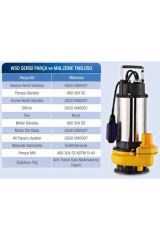 Alarko Wsd 20-12 Diamond Kirli Ve Atık Su Dalgıç Pompa