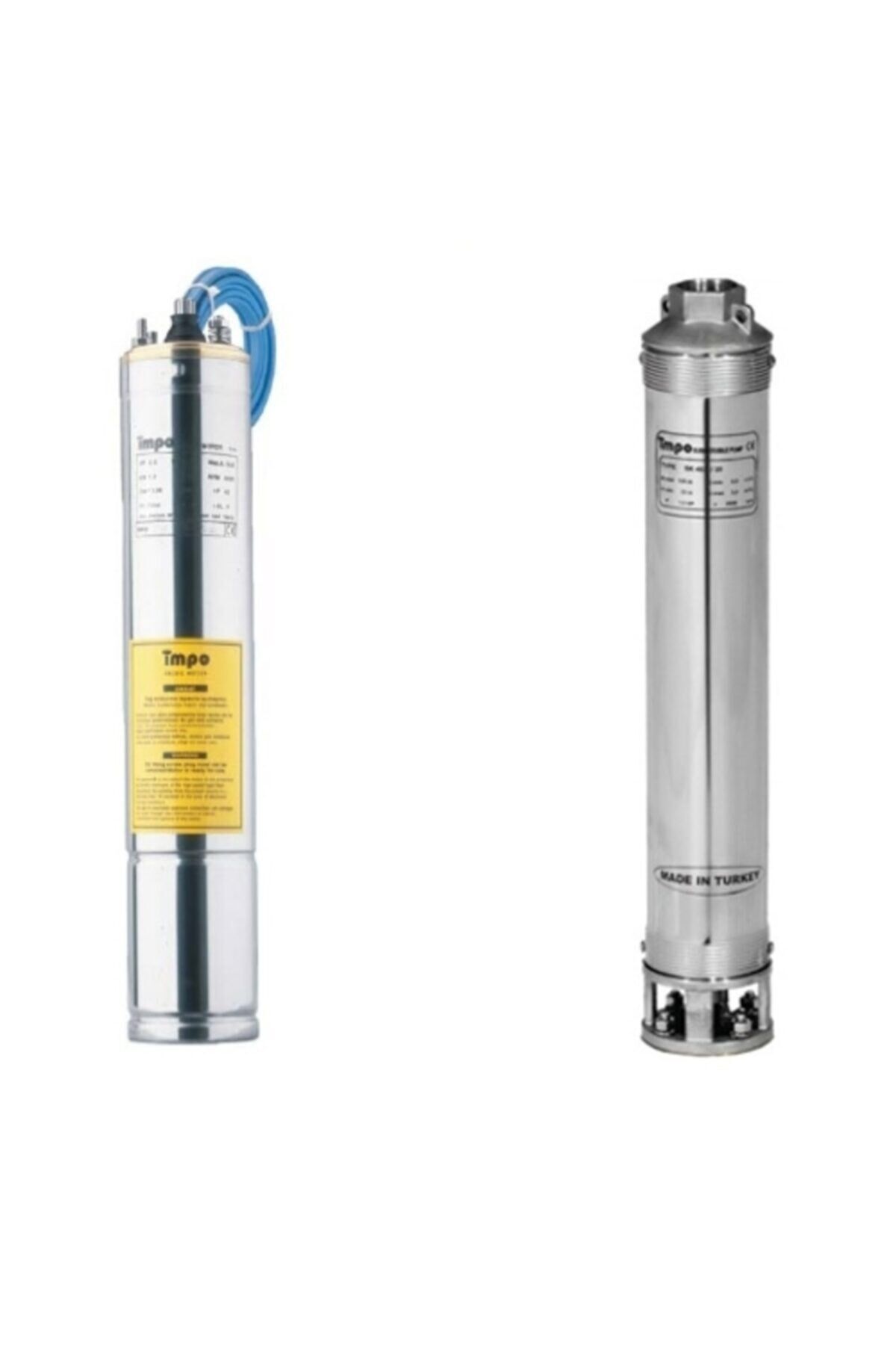 Sk 408/23 - 5,5 Hp (380v) Krom Başlıklı Dalgıç Pompa