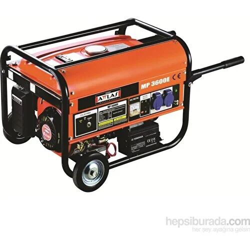 Attlas Mp 3600 E Benzinli Monofaze Jeneratör - Marşlı