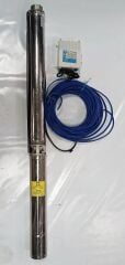 Impo Sk 404/27 Krom Başlıklı Derin Kuyu  3 Hp Monofaze Motorlu 20 mt Kablolu Panolu Dalgıç Pompa