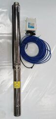 Impo Sk 404/18 Krom Başlıklı Derin Kuyu  2 Hp Monofaze Motorlu 50 mt Kablolu Panolu Dalgıç Pompa