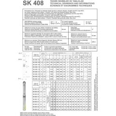 Impo Sk 408/09 - 2 Hp (380V) Krom Başlıklı Dalgıç Pompa