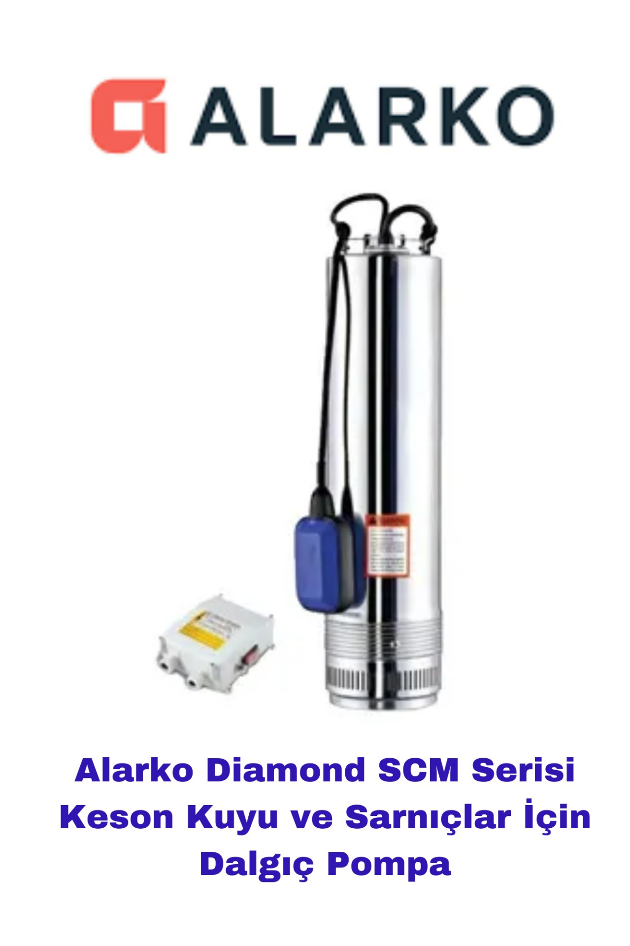 ALARKO SCM 8 KESON KUYU VE DEPO İÇERİSİ DALGIÇ POMPA 2.00 HP