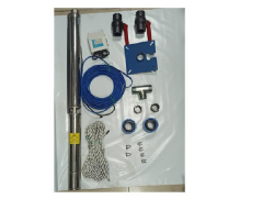 Impo Sk 415/08 3HP Technoplast Başlıklı  40 MT Yassı Kablolu ve Panolu 80 mt Halatlı Çift Vanalı Akıtma Başlıklı Monofaze Takım Dalgıç Pompa